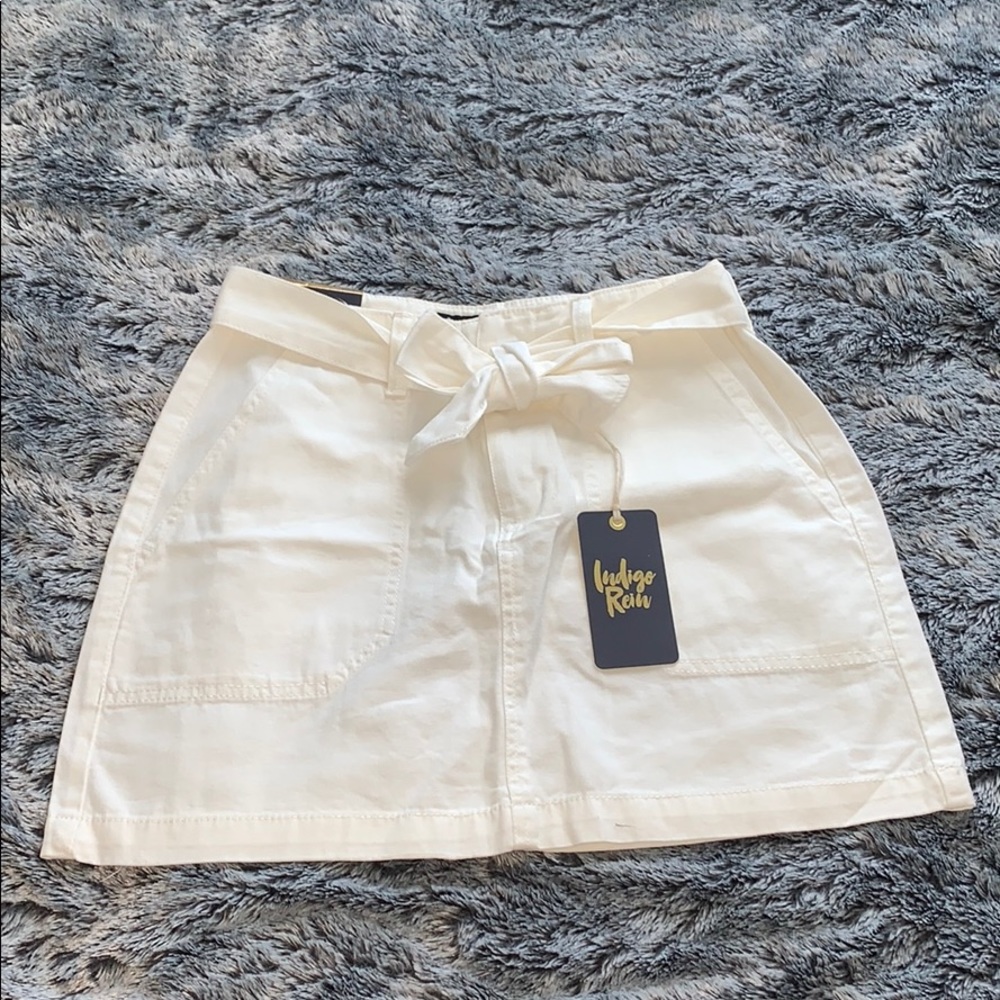White Mini Skirt